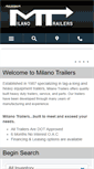 Mobile Screenshot of milanocustomtrailers.com